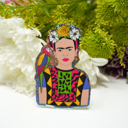 Frida Parrot 3" Sticker