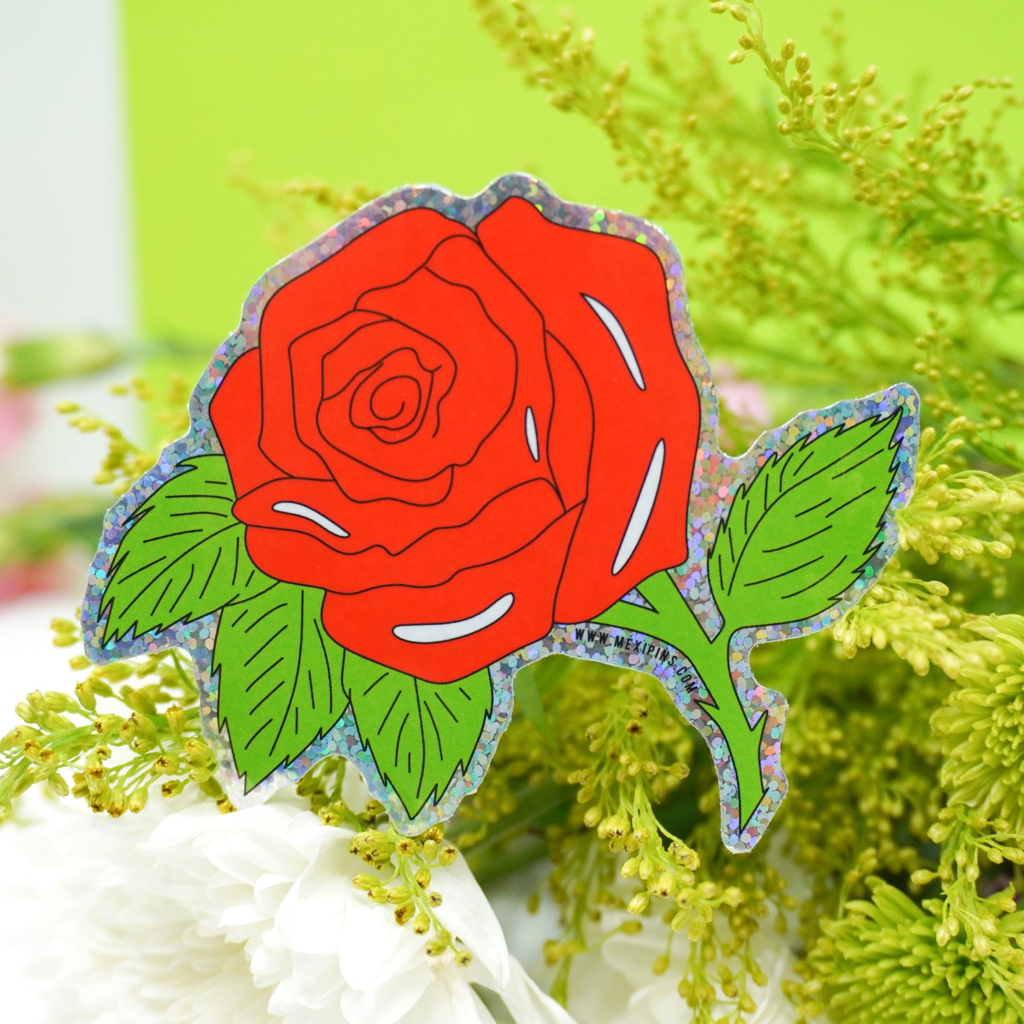 La Rosa 3" Sticker