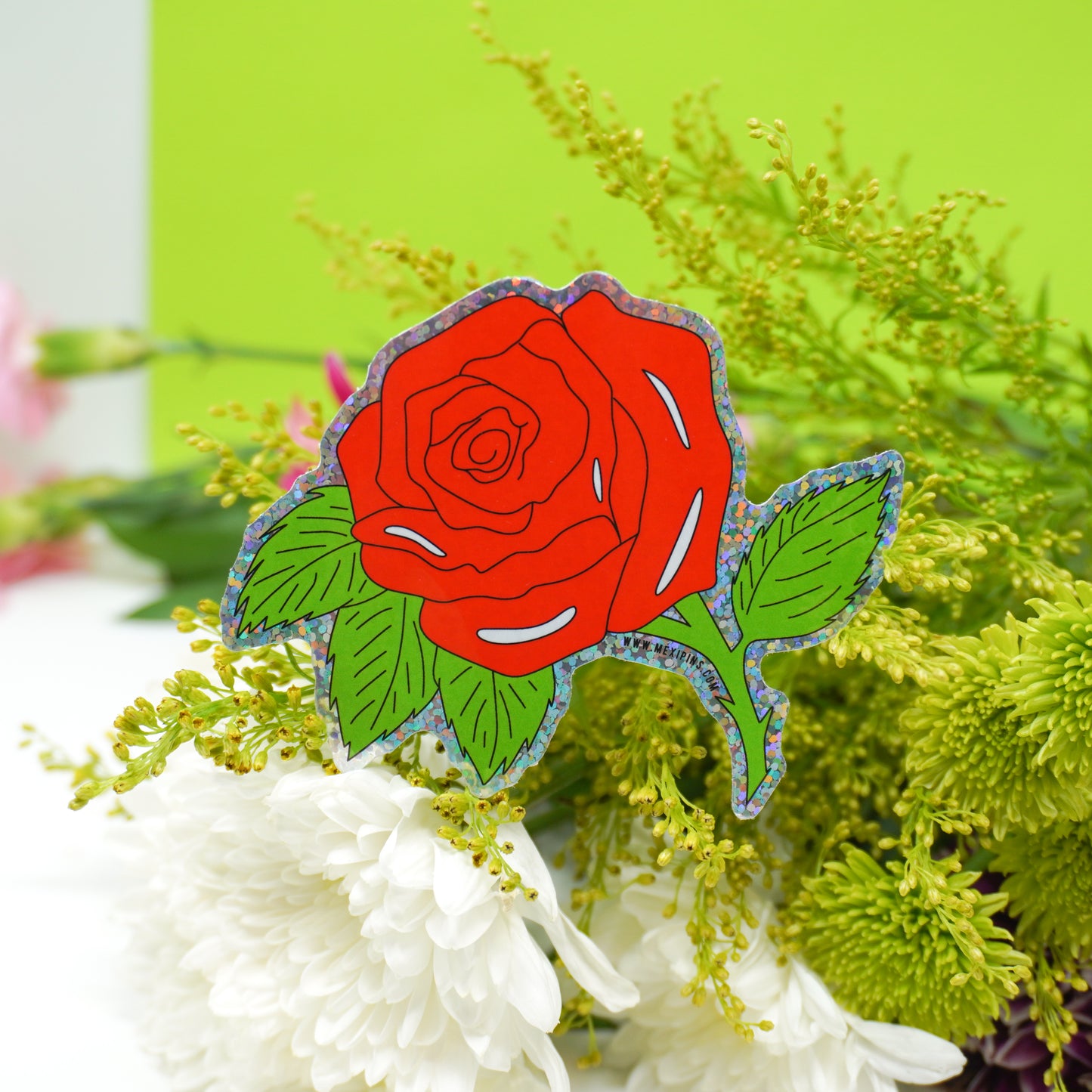 La Rosa 3" Sticker