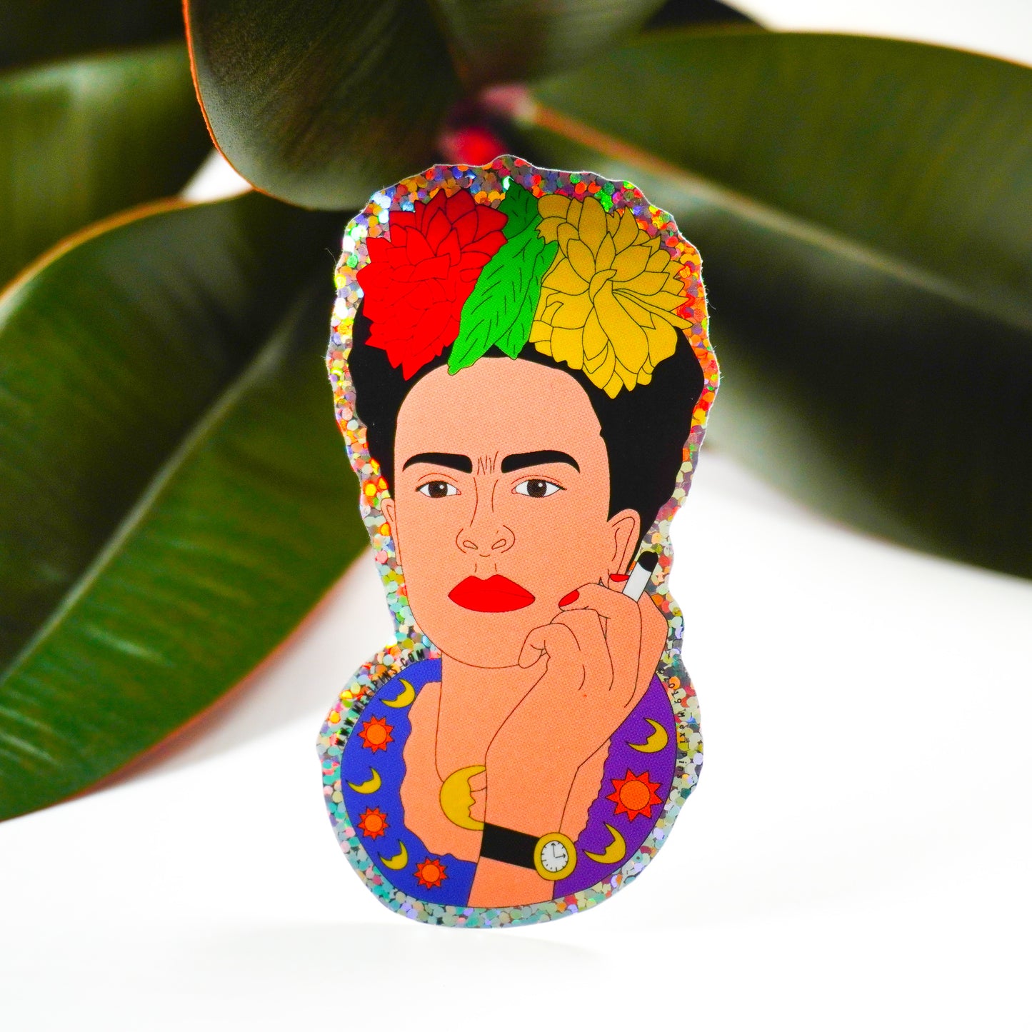 Frida Cigar 3" Sticker