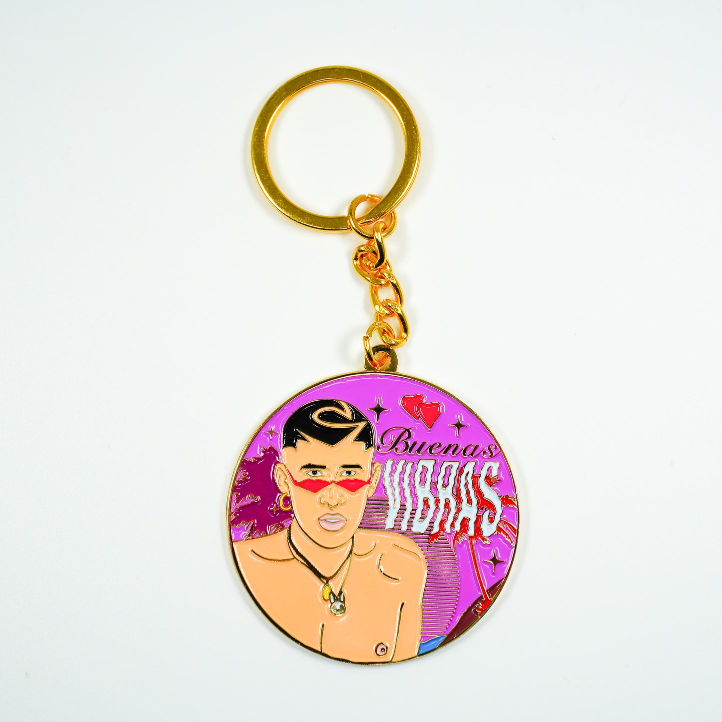 Conejo Vibras Keychain