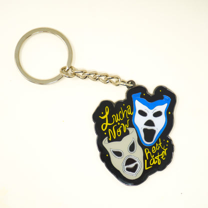 Lucha Now Rest Later Keychain