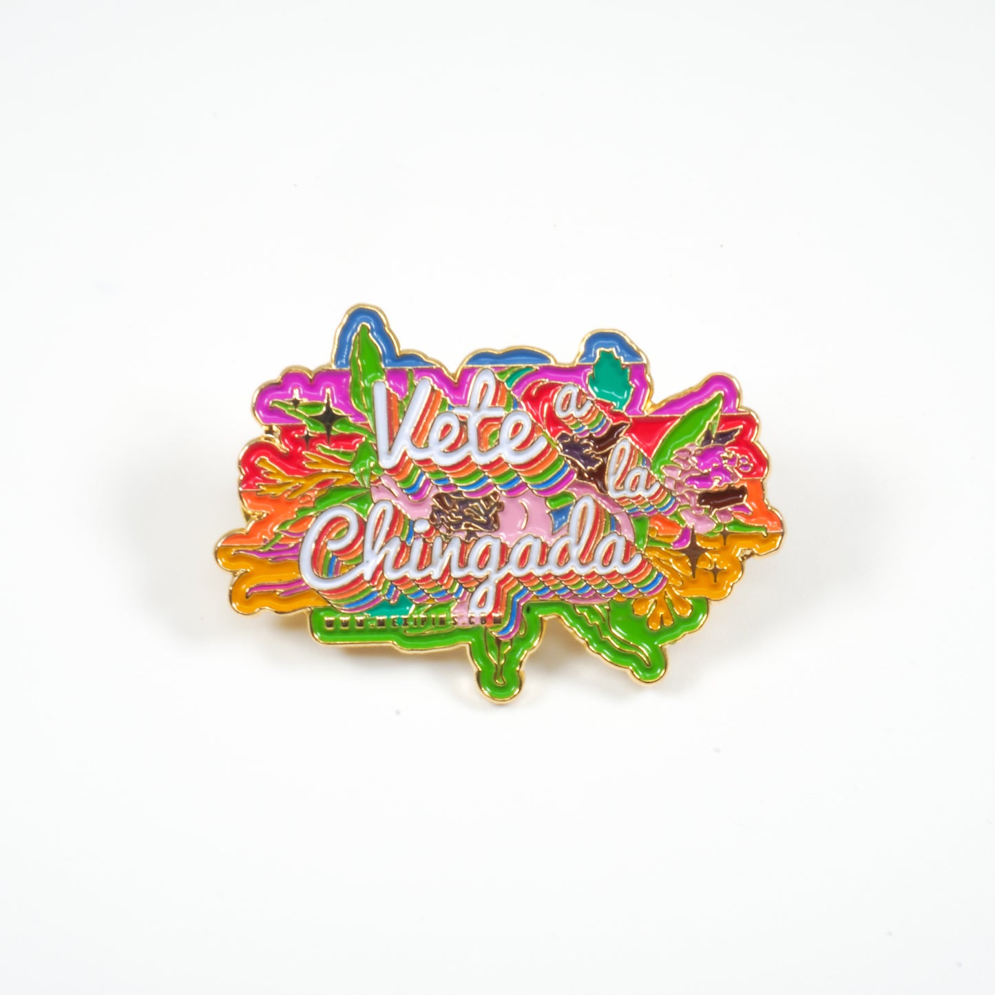 Vete a la Chingada (Floral) Pin