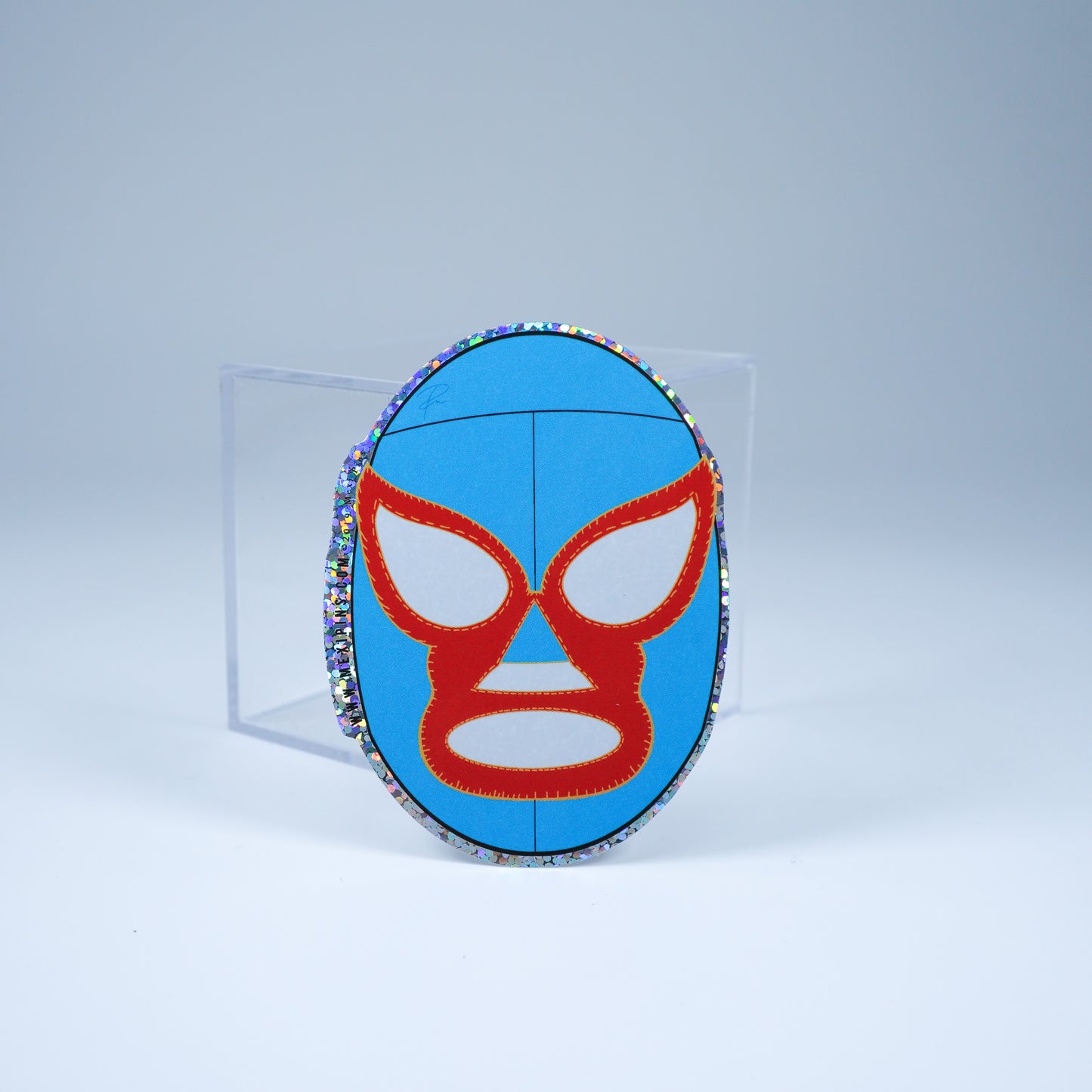 Nacho Luchador Mask 3" Sticker