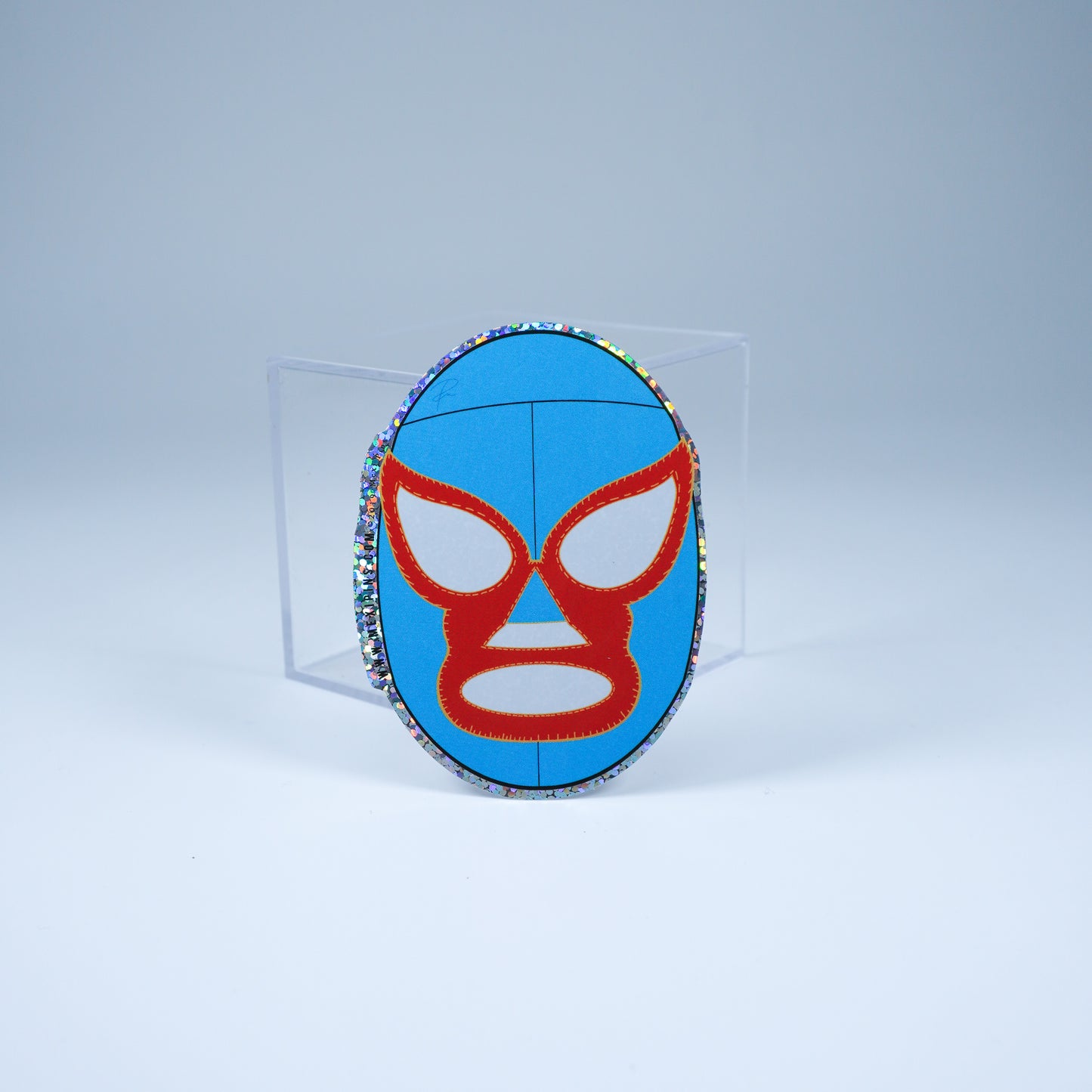 Nacho Luchador Mask 3" Sticker