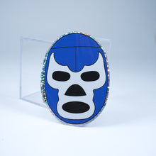 Load image into Gallery viewer, Blue Demon Mask 3&quot; Sticker
