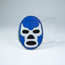 Load image into Gallery viewer, Blue Demon Mask 3&quot; Sticker