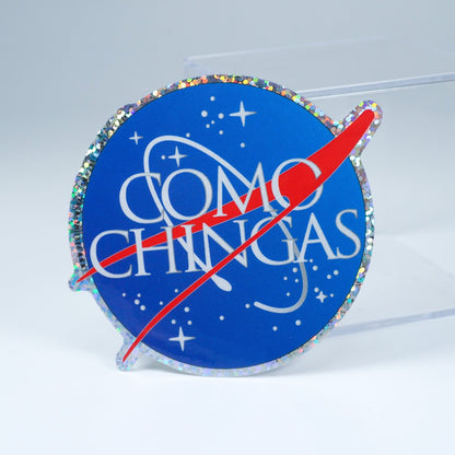 Como Chingas 3" Sticker