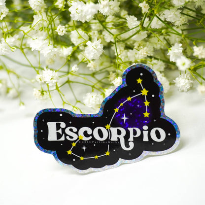 Escorpio Horoscope 3" Sticker