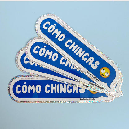 Como Chingas 4" Sticker