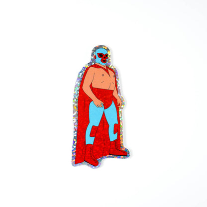 Nacho Luchador 3" Sticker