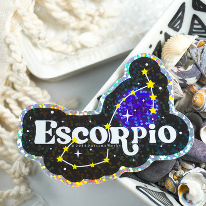 Escorpio Horoscope 3" Sticker