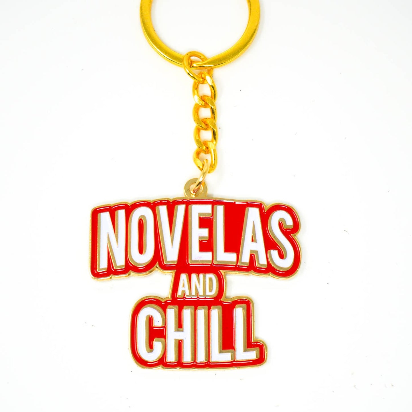 Novelas and Chill Keychain