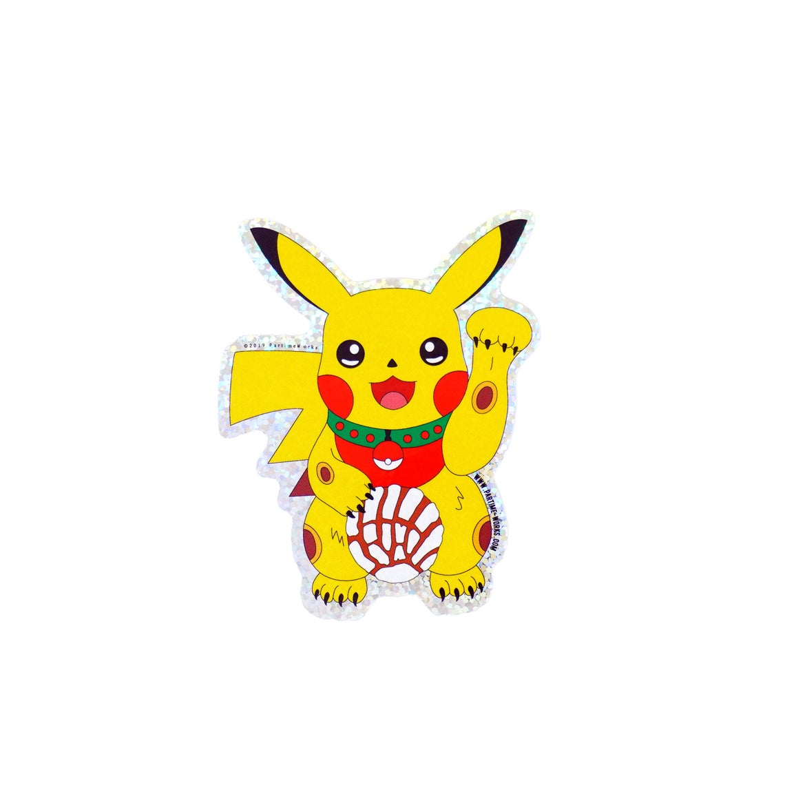 Pika Concha 3" Sticker