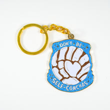 Load image into Gallery viewer, Don&#39;t Be Self-Conchas (Amor/Blue) Keychain
