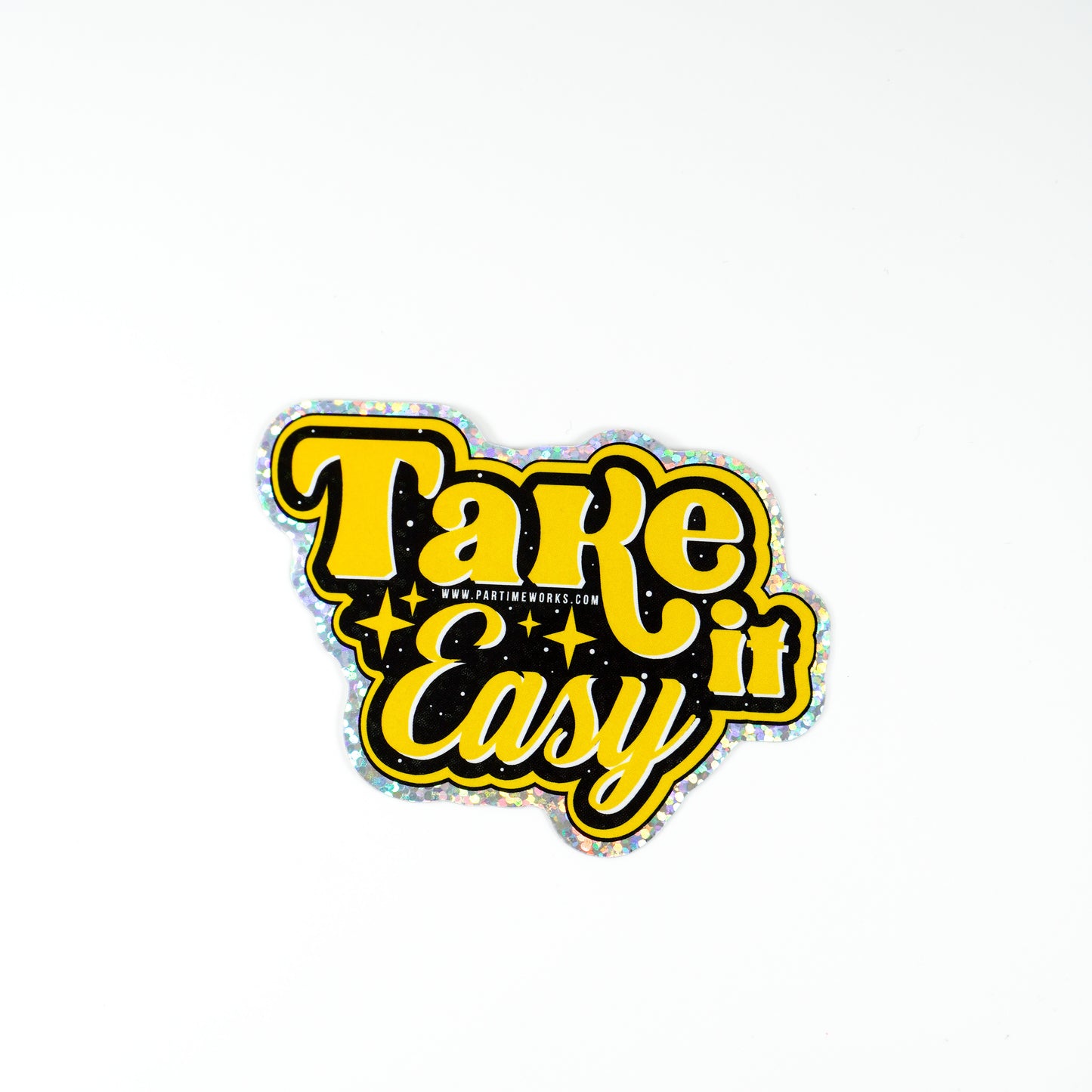 Take it Easy 3" Sticker