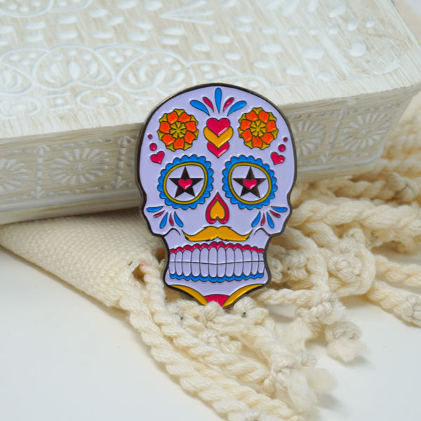 Sugar Skull Pin
