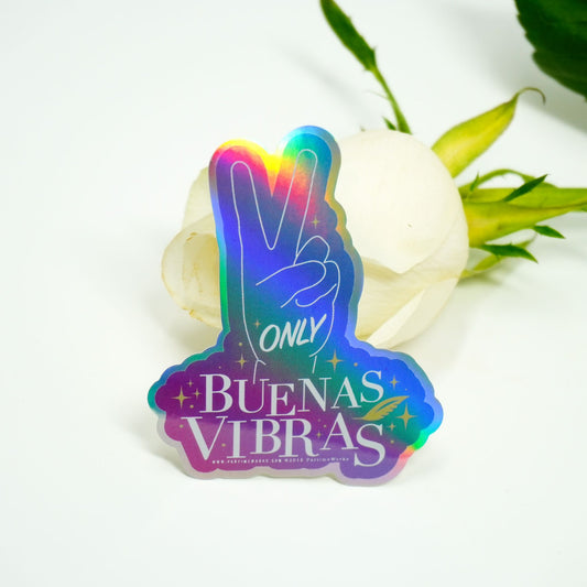 Only Buenas Vibras 3" Sticker