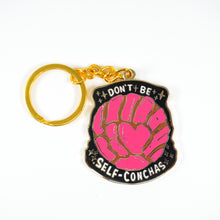 Load image into Gallery viewer, Don&#39;t Be Self-Conchas (Galaxy) Keychain
