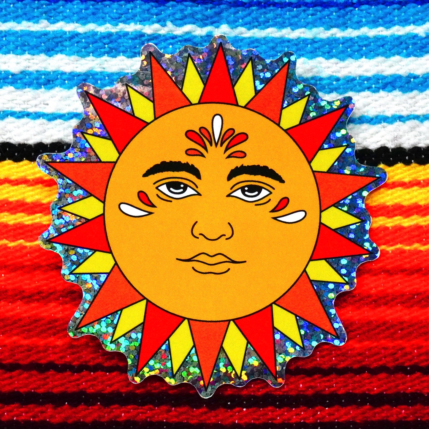 El Sol 3" Sticker