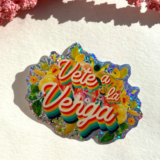 Vete a la Verg* (Parody) 3” Sticker