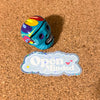 Open Minded 3" Sticker