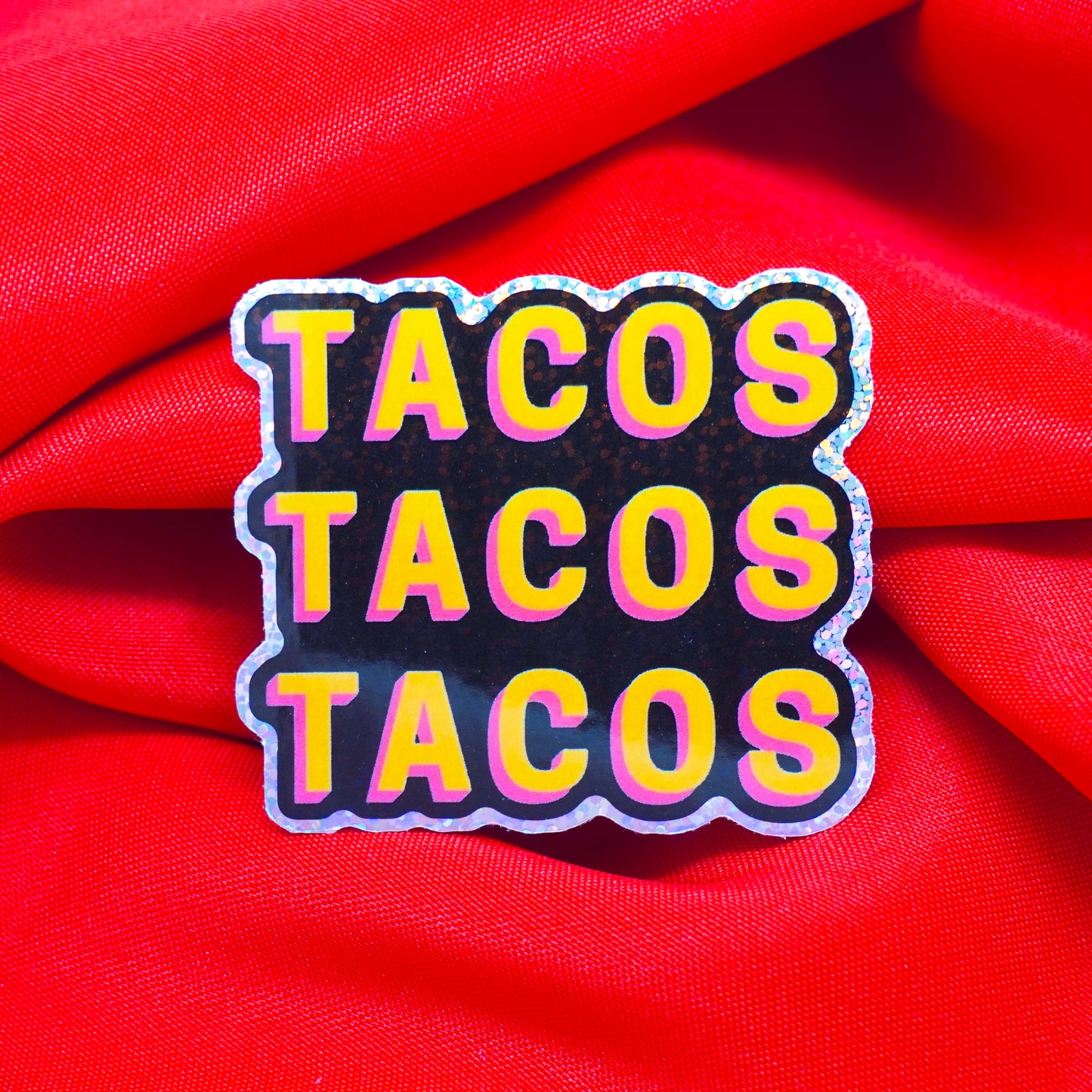 Tacos 3" Sticker