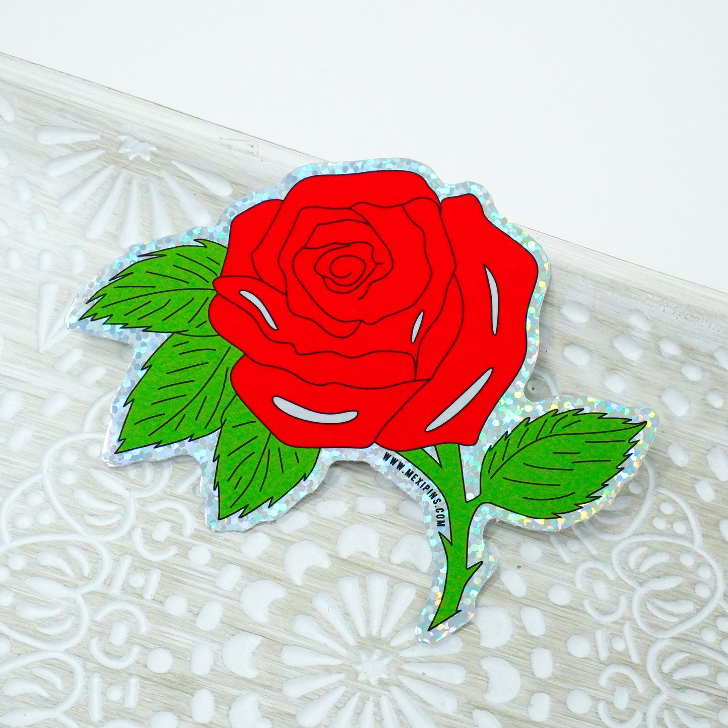 La Rosa 3" Sticker