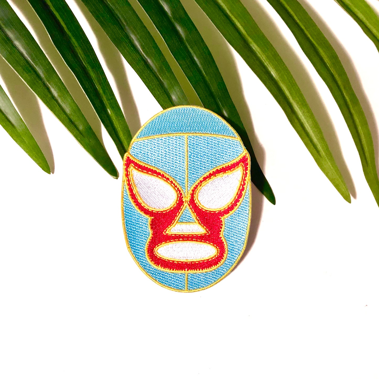 Nacho Luchador Mask Patch