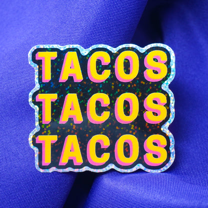 Tacos 3" Sticker