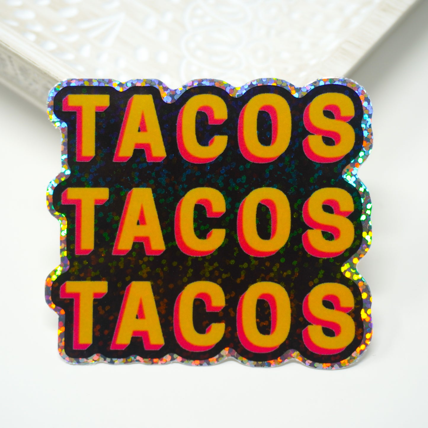 Tacos 3" Sticker