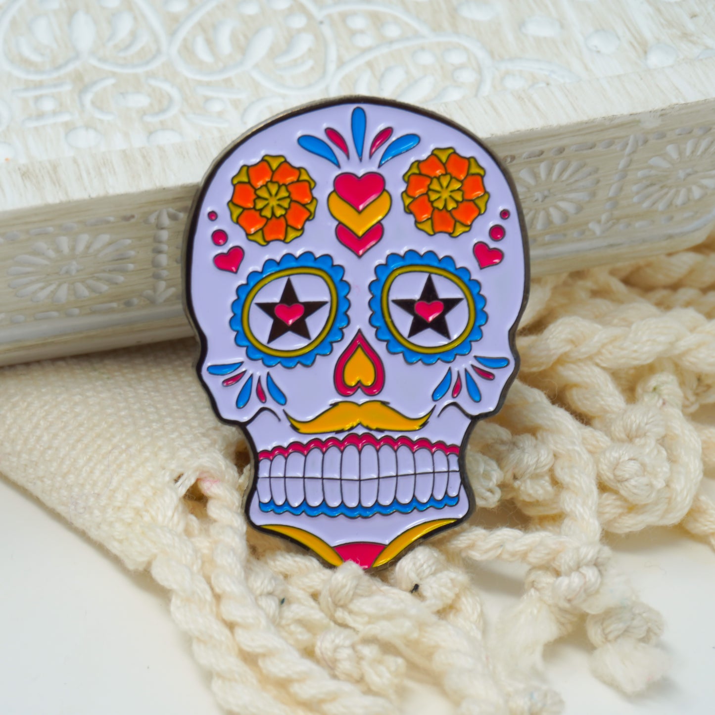 Sugar Skull Pin