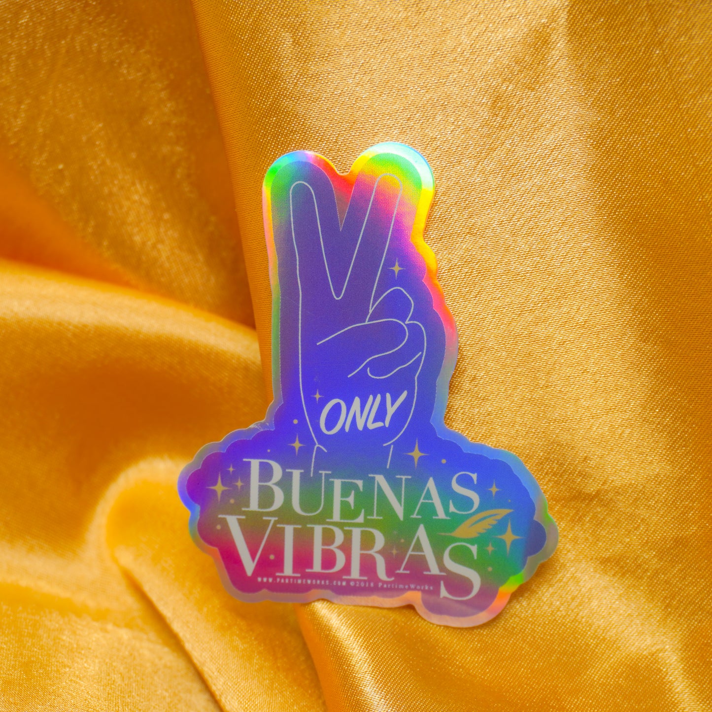 Only Buenas Vibras 3" Sticker