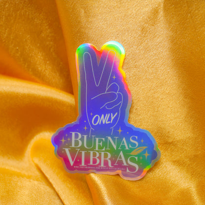 Only Buenas Vibras 3" Sticker