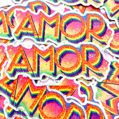 Amor 3" Sticker