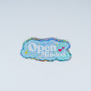 Open Minded 3" Sticker