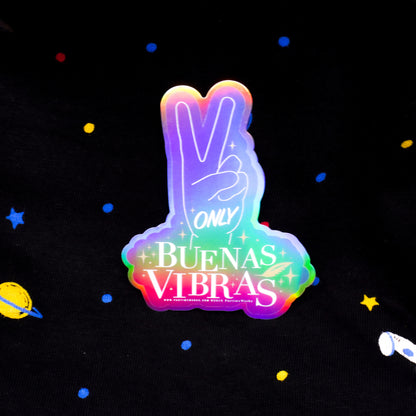 Only Buenas Vibras 3" Sticker