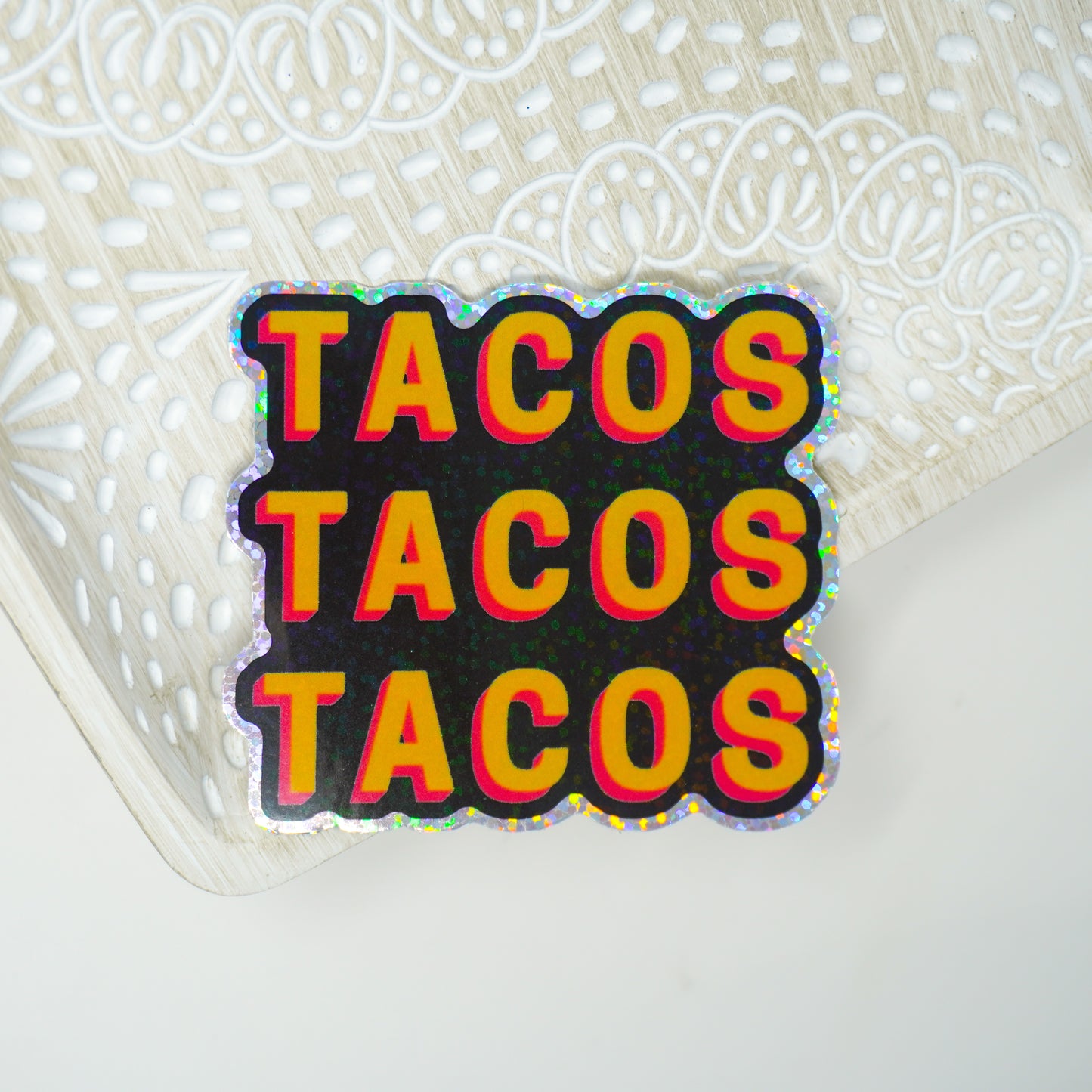 Tacos 3" Sticker