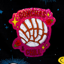 Load image into Gallery viewer, Conchas and Chill 3&quot;  Sticker