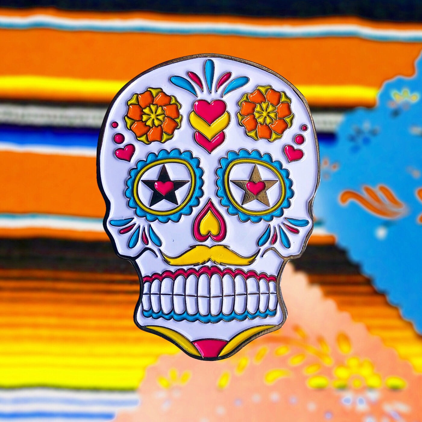 Sugar Skull Pin