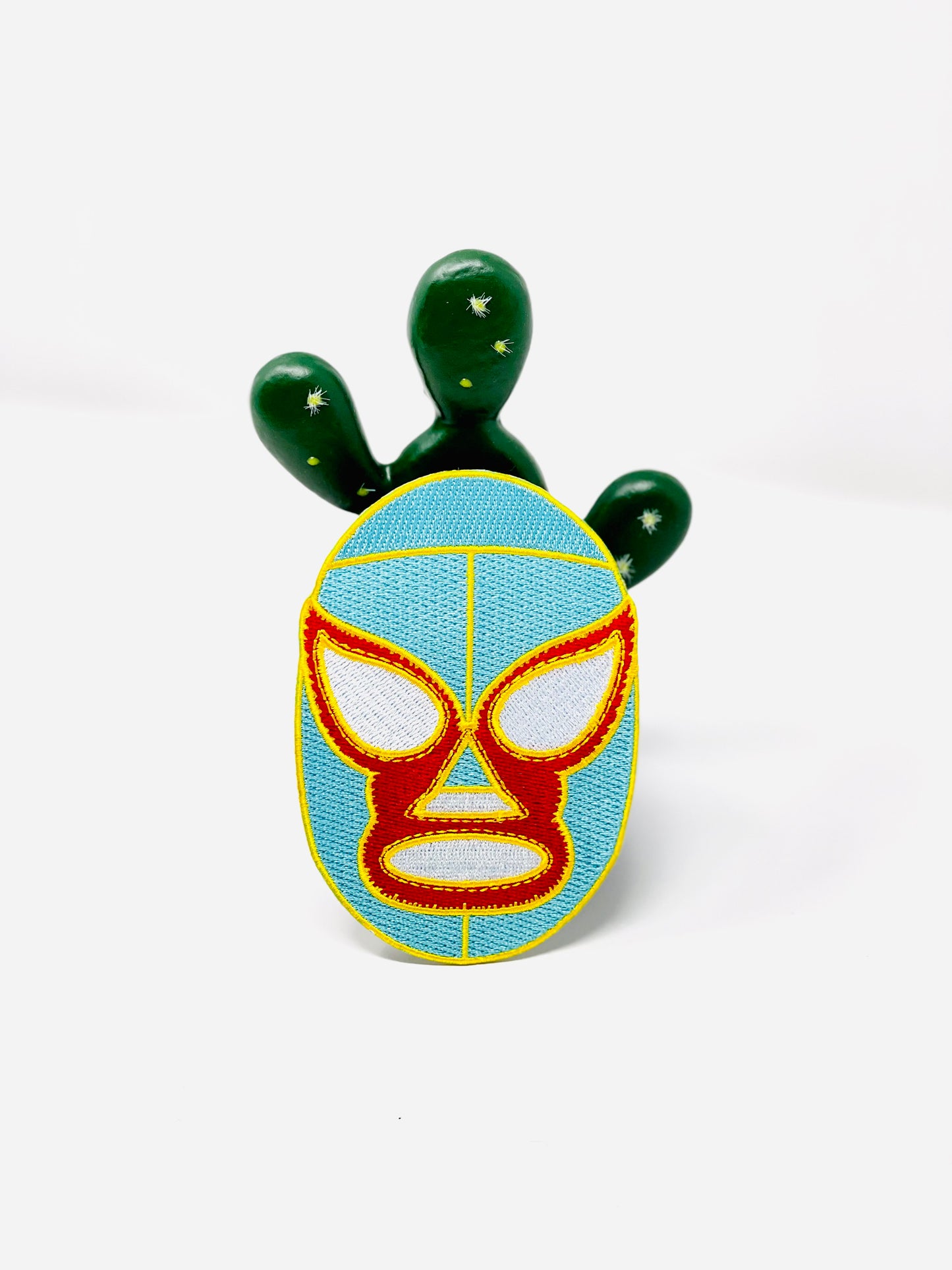 Nacho Luchador Mask Patch