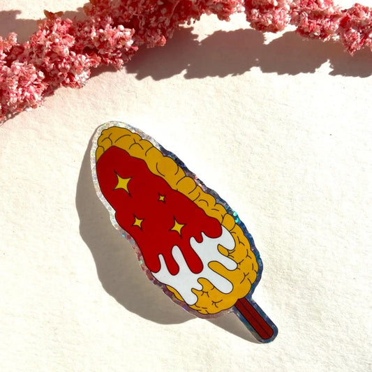 Spicy Elote 3" Sticker