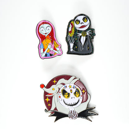 Noche Spooky (Jack & Sally) Pin Bundle