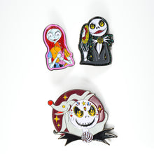 Load image into Gallery viewer, Noche Spooky (Jack &amp; Sally) Pin Bundle