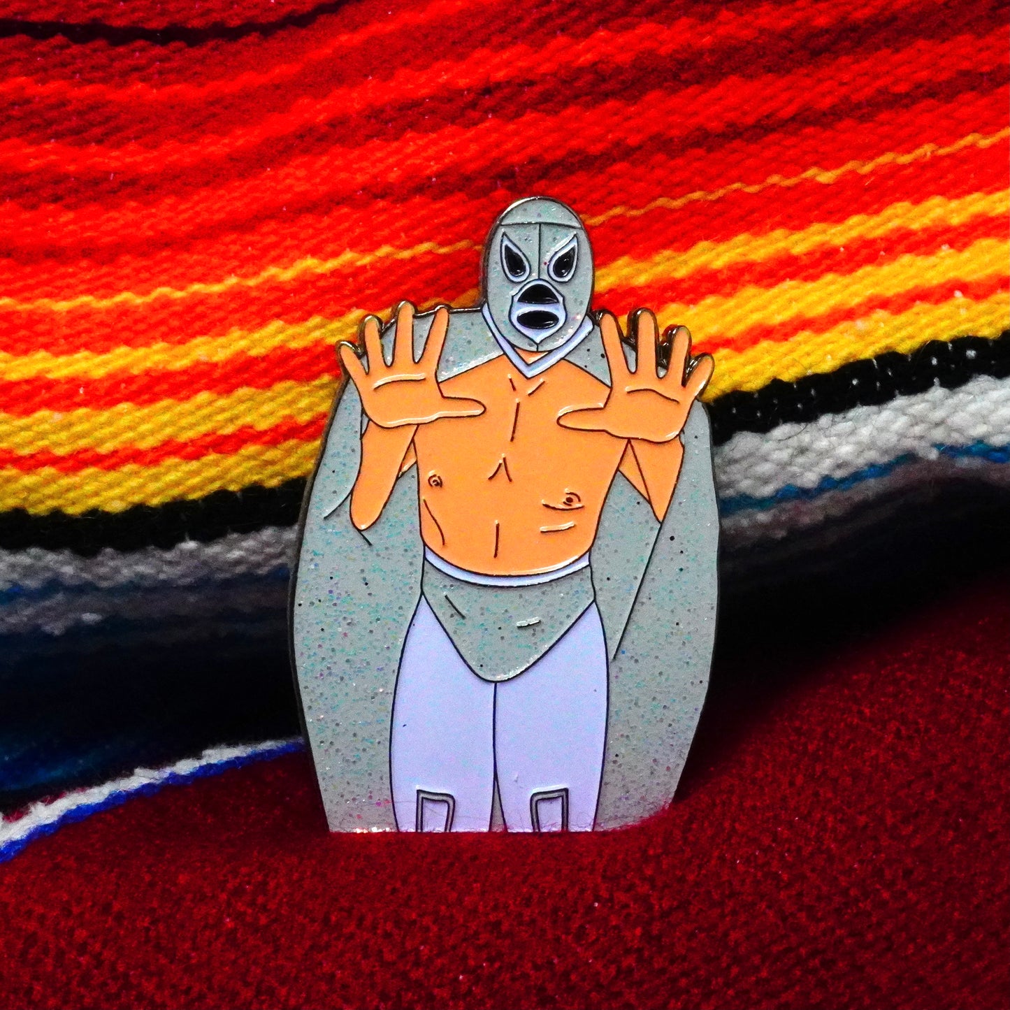 El Santo Luchador Pin