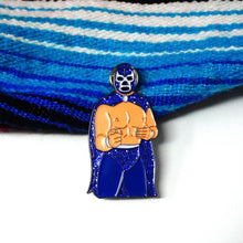 Load image into Gallery viewer, Blue Demon Luchador Pin