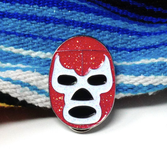 Luchador Rosa Pin