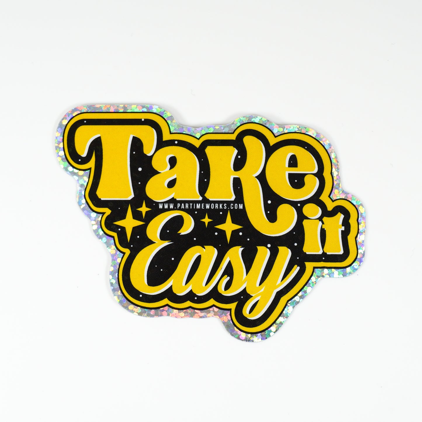 Take it Easy 3" Sticker