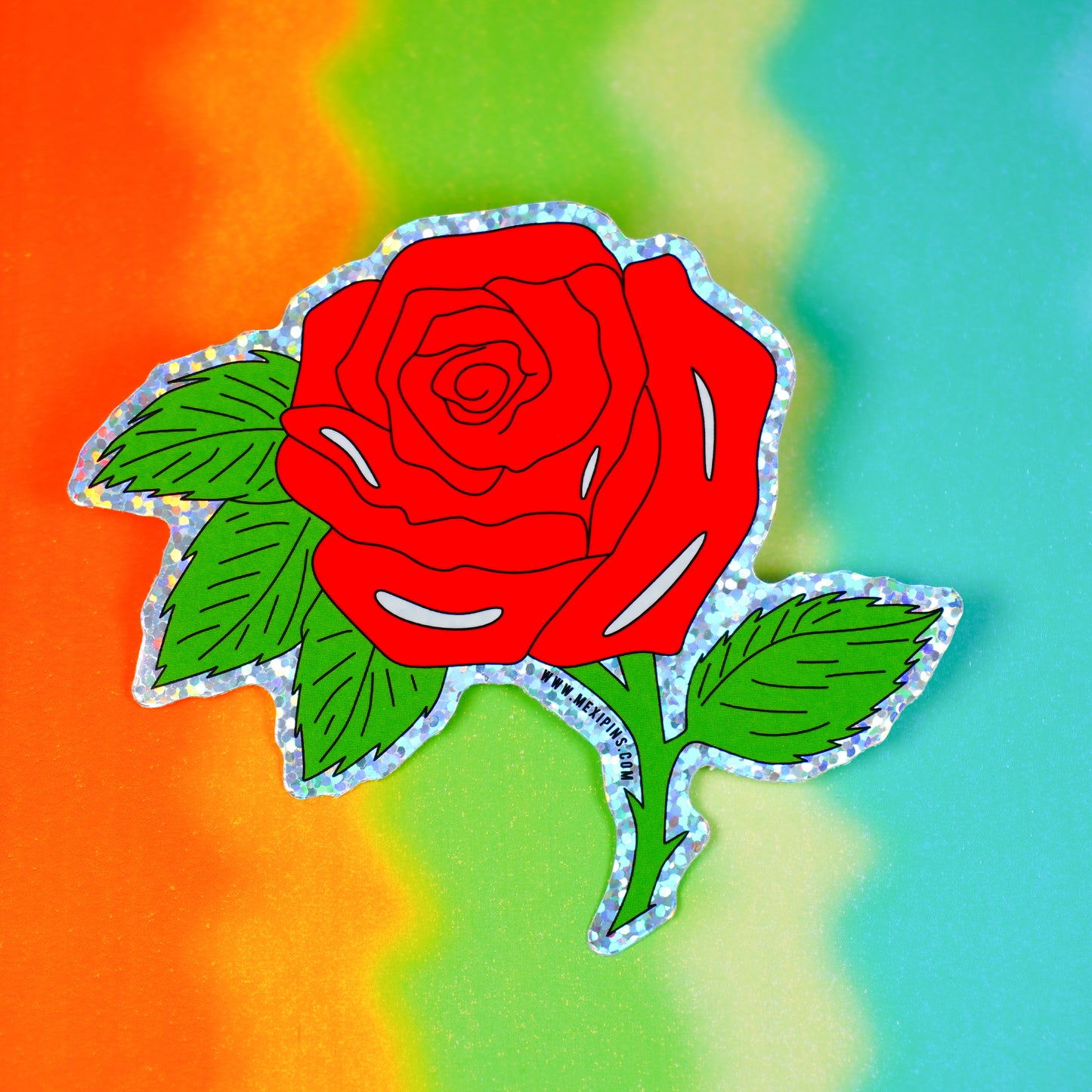 La Rosa 3" Sticker