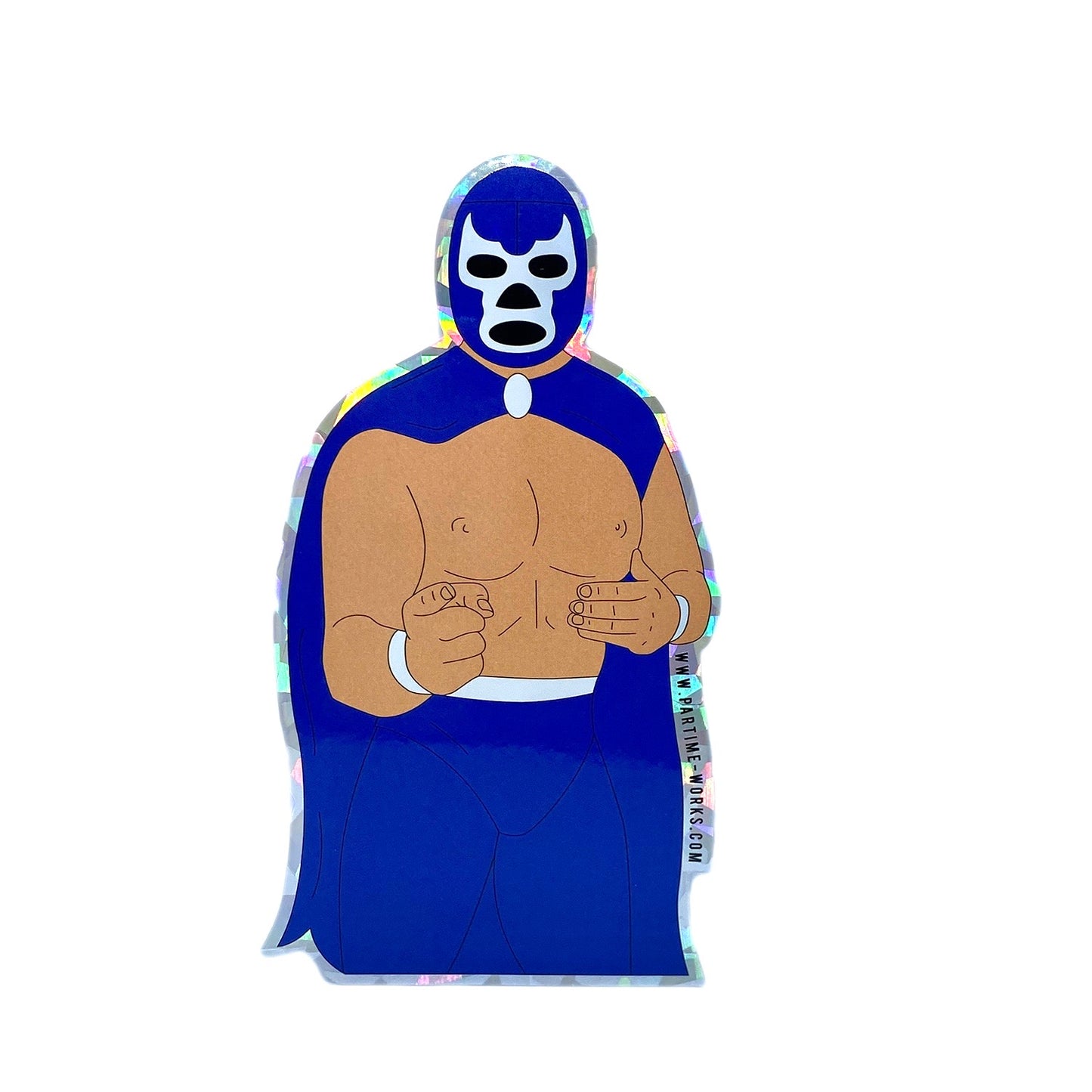 Luchador Blue Demon 5" Sticker